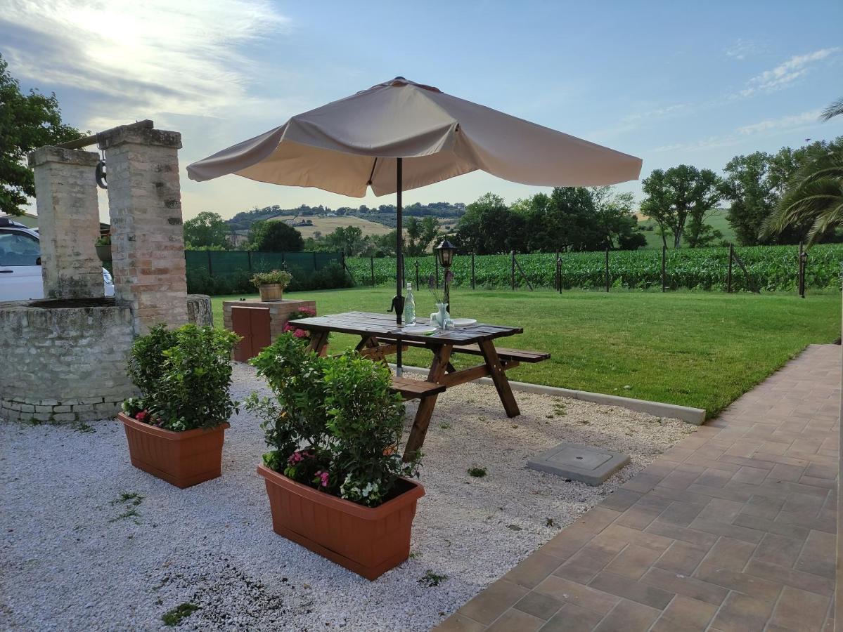 Casa Montefiore 13 Iris Lt Nella Tranquilla Campagna Marchigiana Ancona Eksteriør billede